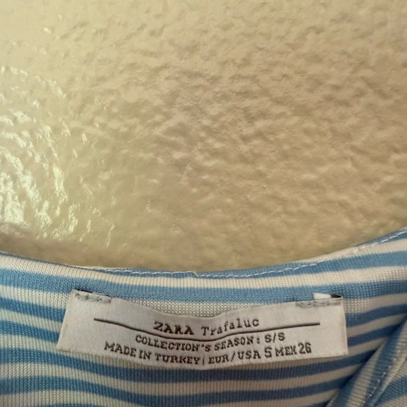 Zara Blue and White Flowy Crop Tank 2 for $22 ❇️ - Picture 4 of 5